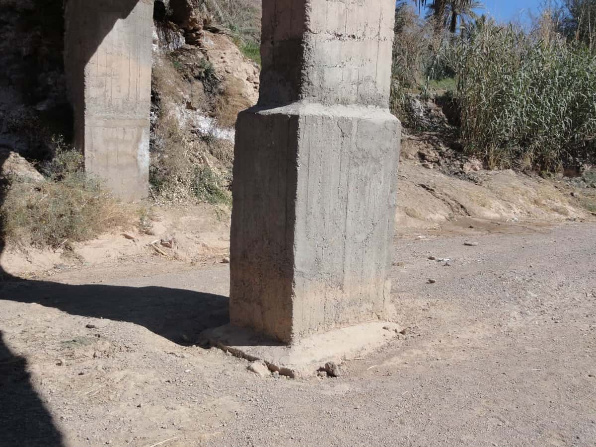 Consolidation du pont de Tighremt