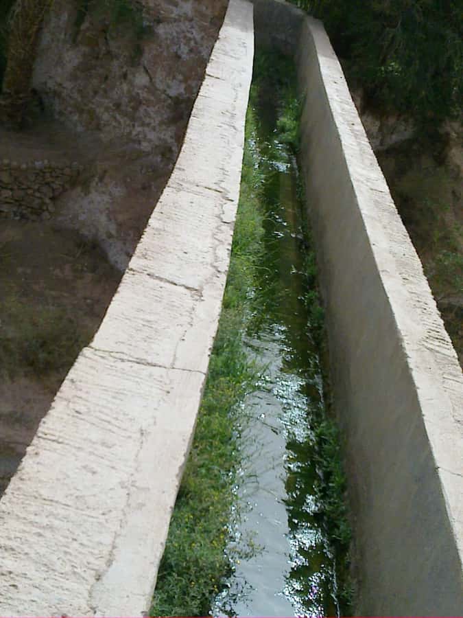 Structure du pont sur l'oued